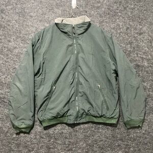 L.L. Bean Men's Olive Windbreaker Jacket
